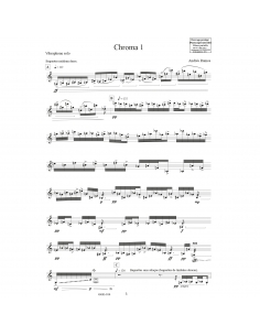 Chroma 1 - Andrés Ramos. Piece for solo vibraphone. 2