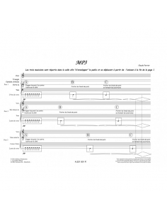MP3 - partition pour trio de percussions, Collection Vacances Percutantes - Claude FERRIER 2
