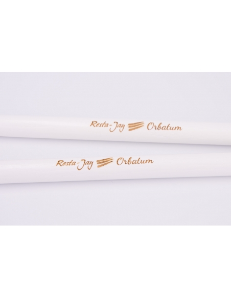 Military Drum sticks  - ORBATUM - "White"