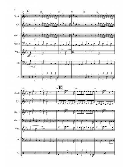 Believer - de Imagine Dragons, arrangement pour ensemble de percussions par Stefan Herzig - HITS in PERCUSSION