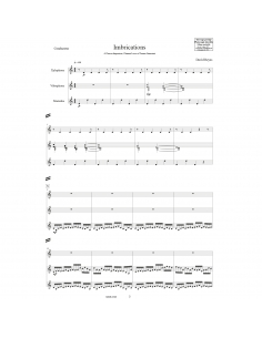 Imbrications - pour trio de claviers. De David REYES. 2