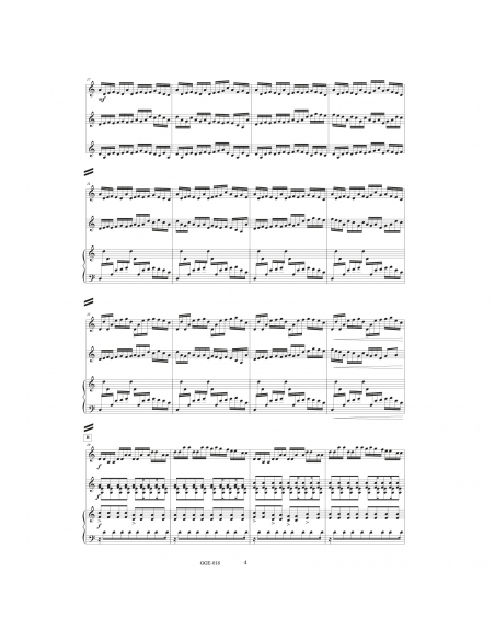 Imbrications - pour trio de claviers. De David REYES.