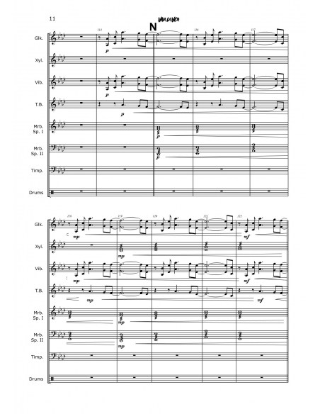 Viva La Vida - arr. Christoph Von Bergen - HITS IN PERCUSSION partition pour ensemble de percussions