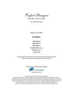 Perfect strangers - arr. Simon Forster - HITS in PERCUSSION. Partition pour ensemble de percussions. 2