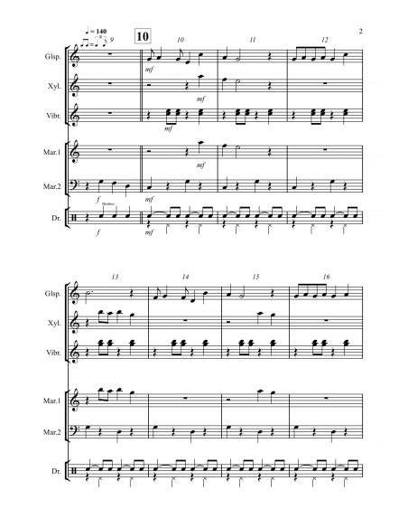 Rudolph le petit renne au nez rouge - arr.Stefan Herzig - HITS in PERCUSSION