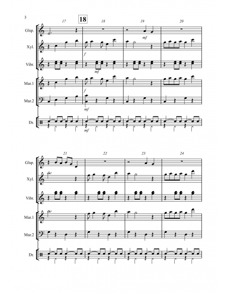 Rudolph le petit renne au nez rouge - arr.Stefan Herzig - HITS in PERCUSSION