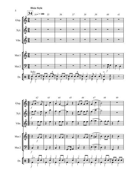 Rudolph le petit renne au nez rouge - arr.Stefan Herzig - HITS in PERCUSSION