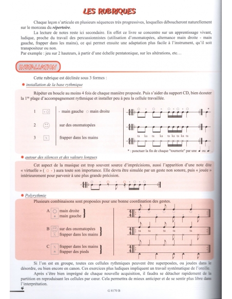 Changement de rythmes, cycle 2A - Béatrice REPECAUD
