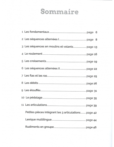RUDIMENTS - 3. Timbales, de Thierry DELERUYELLE. Méthode de timbales.