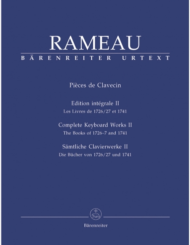 Pièces de clavecin. Jean-Philippe RAMEAU. Partitions.