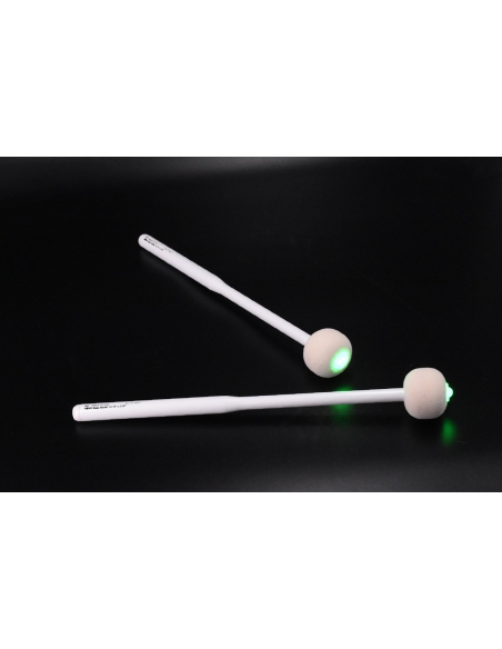 LIGHTING Bass drum beaters - Marching white finish