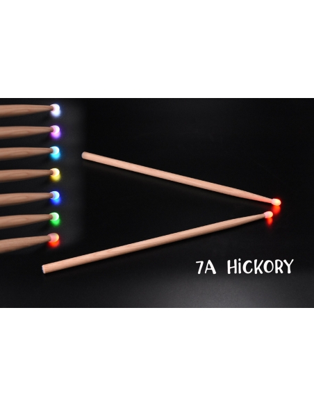 Baguettes de caisse-claire et batterie 7A - LUMINEUSES