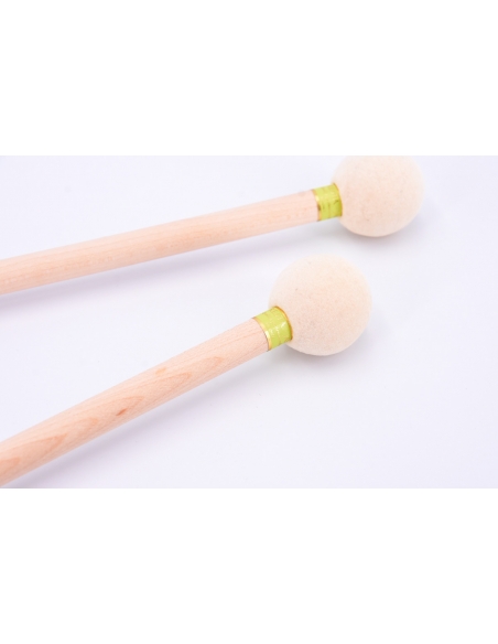 Baguettes multi-toms feutre - medium dur