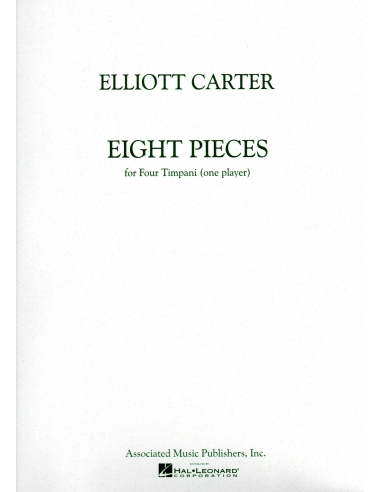 Eight Pieces for four timpani - Elliott CARTER