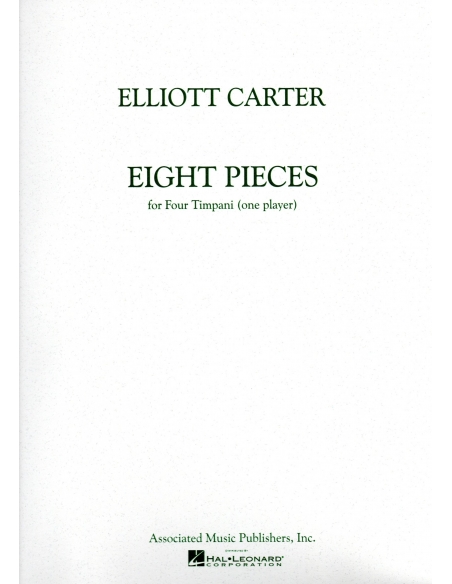 Eight Pieces for four timpani - Elliott CARTER