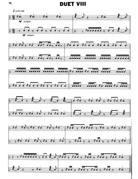 Intermediate duets for snare drum - Garwood WHALEY