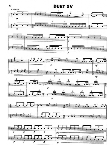 Intermediate duets for snare drum - Garwood WHALEY