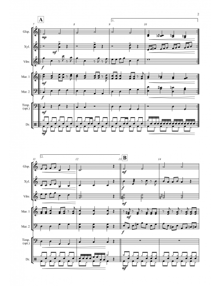 Meet The Flintstones (La Famille Pierrafeu) - arr. Florian Kirchner - HITS in PERCUSSION