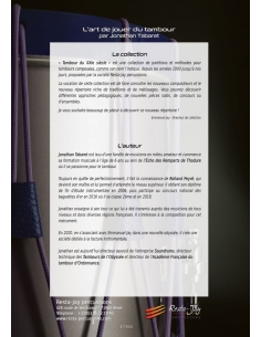 L'art de jouer du tambour - Jonathan TABARET. Méthode de tambour. 2