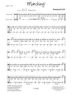 Marching'  - Caisse claire et Grosse-caisse - Emmanuel JAY 2