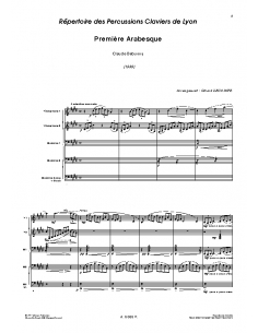 Première Arabesque - Claude DEBUSSY (Ar. Gérard LECOINTE) 2