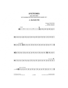 15 etudes pour caisse-claire (avec CD) - E. SEJOURNE 2
