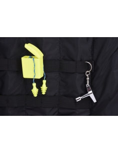 Nouveau - Sac à baguettes 32 paires + clé + bouchons+ poche à partitions 2